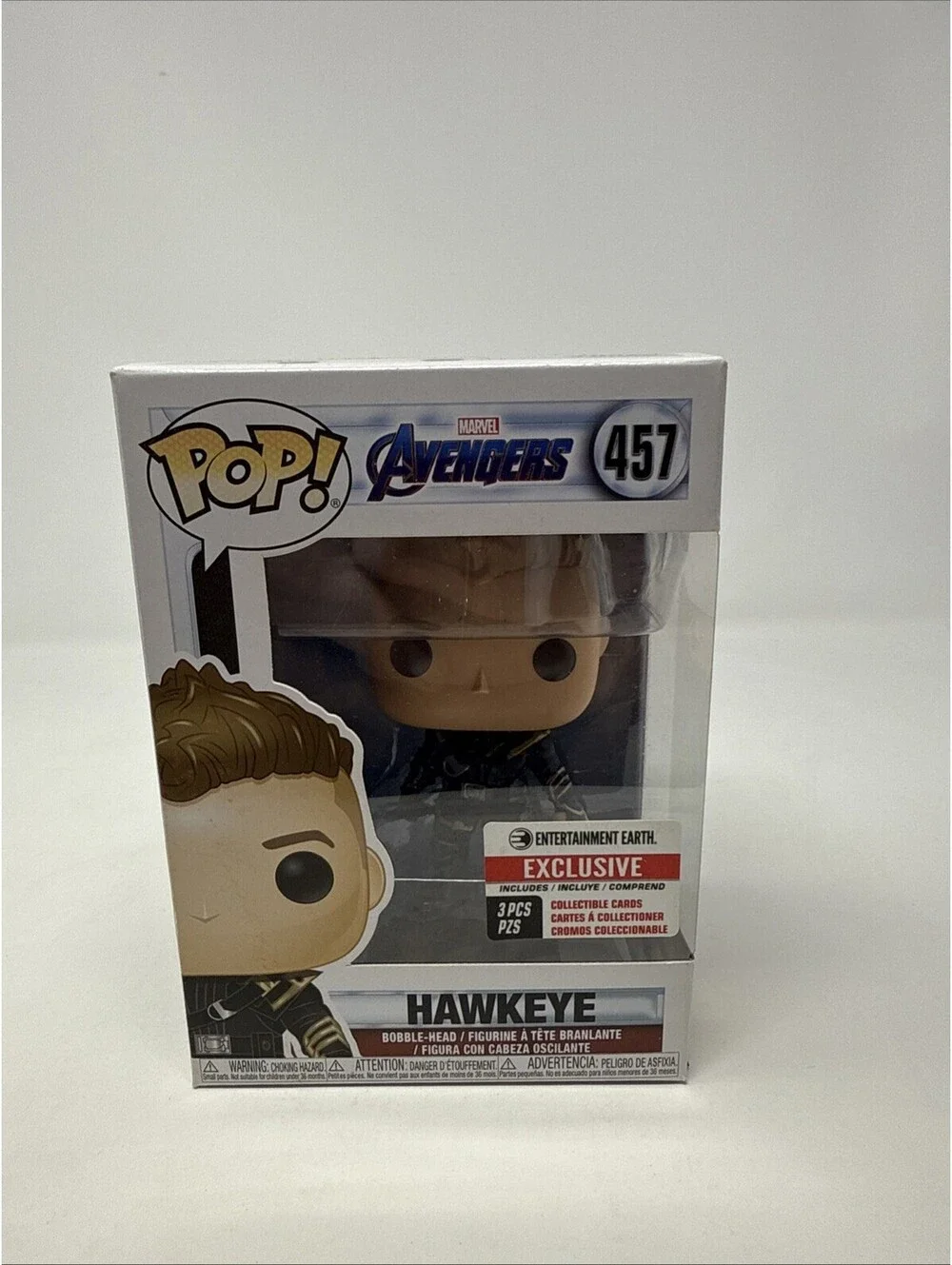 Funko Pop! Avengers Endgame Hawkeye #457 Vinyl Figure with Cards